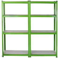 MONSTER SHOP Serre De Jardin Avec Base 1.9mx3.1m Cadre Aluminium Avec Fenêtre Et Porte Coulissante Jardinerie Plantes & Étagères - Vert -France Serre de jardin Soldes 2022 64910136 5