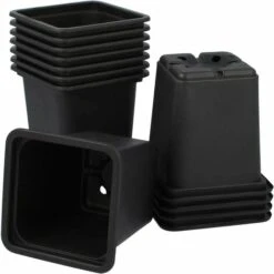 OSQI 60x Pots De Culture De Plantes - Pots De Plantes Pour La Culture - Pot De Fleurs Pour La Culture De Plantes（Ouverture Extérieure : 7 X 7 Cm） -France Serre de jardin Soldes 2022 65501958 2