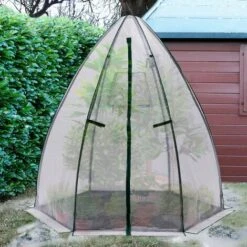 IDMARKET Serre D'hivernage Dôme Bâche Bulle 160 X 160 X 180 CM Maxi Chaleur 11 IDMARKET Serre D'hivernage Dôme Bâche Bulle 160 X 160 X 180 CM Maxi Chaleur -France Serre de jardin Soldes 2022 65598732 5
