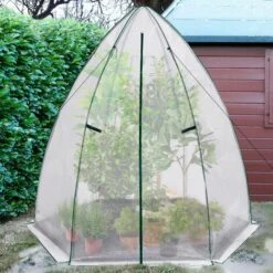 IDMARKET Serre D'hivernage Dôme Maxi Format 250 X 250 X 200 CM -France Serre de jardin Soldes 2022 65598734 4