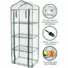 MONSTER SHOP Mini Serre à 4 étagère Avec Couverture En PVC | MonsterShop - Vert 2 MONSTER SHOP Mini Serre à 4 étagère Avec Couverture En PVC | MonsterShop - Vert -France Serre de jardin Soldes 2022 65855115 1