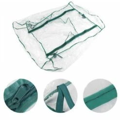 BEARSU Mini Serre De Croissance Jardin Portable 2 étages Couvercle PVC Abri Protection Chaud à Plantes Fleur Graines En Plein Air 69 * 49 * 92cm (Hors Support En Fer) -France Serre de jardin Soldes 2022 66817160 3