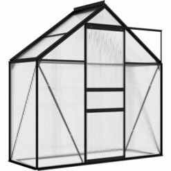 LES TENDANCES Serre Anthracite Aluminium 1,33 M²