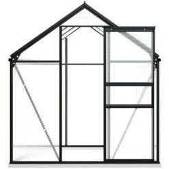 LES TENDANCES Serre Anthracite Aluminium 2,47 M² -France Serre de jardin Soldes 2022 66897896 4