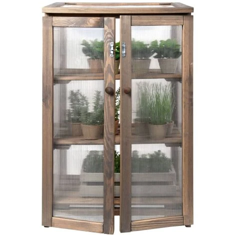 LES TENDANCES Esschert Design Serre S Marron 5 LES TENDANCES Esschert Design Serre S Marron – Image 3