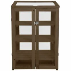 LES TENDANCES Esschert Design Serre S Marron 9 LES TENDANCES Esschert Design Serre S Marron -France Serre de jardin Soldes 2022 66898474 4