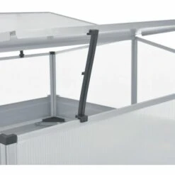 LES TENDANCES Serre Vert 100x100x77 Cm Acier Galvanisé -France Serre de jardin Soldes 2022 66916812 5