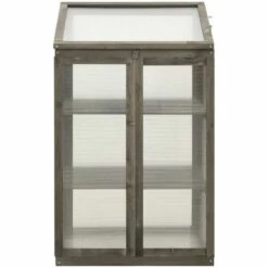 LES TENDANCES Serre 60x45x100 Cm Bois De Sapin 11 LES TENDANCES Serre 60x45x100 Cm Bois De Sapin -France Serre de jardin Soldes 2022 66924221 5