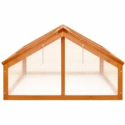 LES TENDANCES Serre Marron 114x80x50 Cm Bois De Sapin -France Serre de jardin Soldes 2022 66924245 4