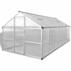 LES TENDANCES Serre Aluminium Renforcé 10,53 M² -France Serre de jardin Soldes 2022 66924367 3