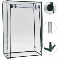 LES TENDANCES Serre à Tomates 102x52x150 Cm