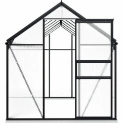 LES TENDANCES Serre Avec Cadre De Base Anthracite Aluminium 8,17 M² -France Serre de jardin Soldes 2022 66925072 3