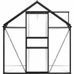 LES TENDANCES Serre Anthracite Aluminium 3,61 M² -France Serre de jardin Soldes 2022 66925130 4