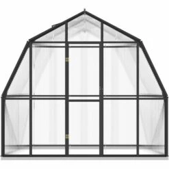 LES TENDANCES Serre Avec Cadre De Base Anthracite 3,3 M² Aluminium -France Serre de jardin Soldes 2022 66925318 4