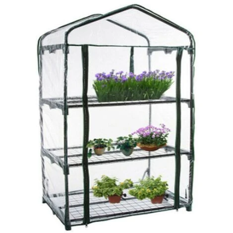 BDD Serre 3 Couches Plantes Maison Jardin étagère Légumes Couverture Transparente Pvc Couverture 69*49*92cm 3 BDD Serre 3 Couches Plantes Maison Jardin étagère Légumes Couverture Transparente Pvc Couverture 69*49*92cm