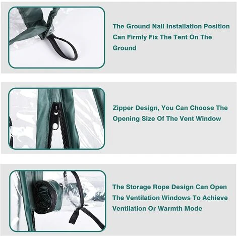 YIENJAOY Mini Serre Et Serre De Balcon, AGILITY Mini Pop Up Serre, Serre De Jardin Balcon, Mini-Tente De Serre, Serres De Culture En PVC De Intérieur Ou Extérieur, Tente Fleur Abri Pour Plantes De Jardin 70 X 70 X 80 Cm 5 YIENJAOY Mini Serre Et Serre De Balcon, AGILITY Mini Pop Up Serre, Serre De Jardin Balcon, Mini-Tente De Serre, Serres De Culture En PVC De Intérieur Ou Extérieur, Tente Fleur Abri Pour Plantes De Jardin 70 X 70 X 80 Cm – Image 3