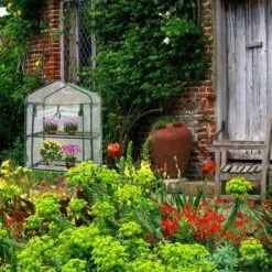 YIENJAOY Mini Serre Et Serre De Balcon, AGILITY Couverture De Jardin à Effet De Serre Pour Plantes De Maison à 2 Niveaux PVC étanche Mini Couverture De Jardin Anti-ultraviolets Pour La Décoration De La Maison (sans Cadre En Fer)-69*49*92cm -France Serre de jardin Soldes 2022 67905866 4