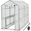 TECTAKE Serre De Jardin 2,2 M² + Bâche Armée Transparent - Blanc 2 TECTAKE Serre De Jardin 2,2 M² + Bâche Armée Transparent - Blanc -France Serre de jardin Soldes 2022 7514192 1