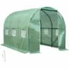TECTAKE Serre Tunnel De Jardin 7 M² Avec 1 Bâche En Polyéthylène Vert - Vert 2 TECTAKE Serre Tunnel De Jardin 7 M² Avec 1 Bâche En Polyéthylène Vert - Vert -France Serre de jardin Soldes 2022 7514383 1