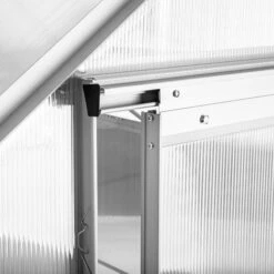 TECTAKE Serre De Jardin Polycarbonate 3,7 M² + 1 Lucarne - Blanc Transparent 10 TECTAKE Serre De Jardin Polycarbonate 3,7 M² + 1 Lucarne - Blanc Transparent -France Serre de jardin Soldes 2022 7514493 4